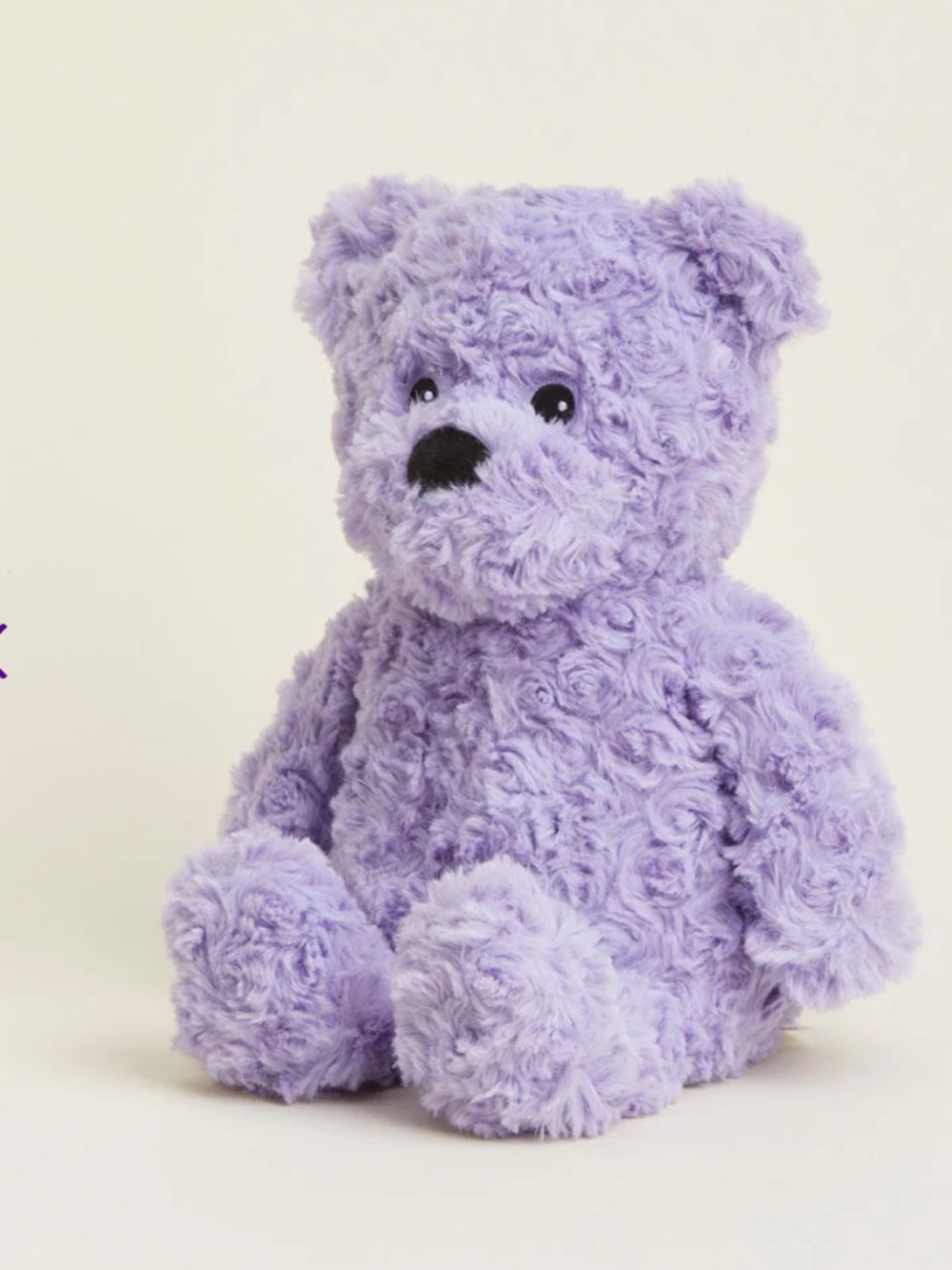Purple Curly Bear Warmies